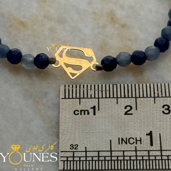 دستبند سوپرمن طلا لیزری